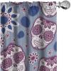 Ambesonne Garden Scene Curtains, Springtime Vibes Neutral Colors Boho Flowers Vintage Autumn Print, Window Treatments 2 Panel Set for Living Room Bedroom, Pair of – 28″ x 84″, Pale Khaki White Camel(Plum and Dark Lavender)