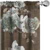 Ambesonne Garden Scene Curtains, Springtime Vibes Neutral Colors Boho Flowers Vintage Autumn Print, Window Treatments 2 Panel Set for Living Room Bedroom, Pair of – 28″ x 84″, Pale Khaki White Camel(Taupe Almond Green)