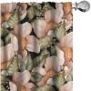 Ambesonne Garden Scene Curtains, Springtime Vibes Neutral Colors Boho Flowers Vintage Autumn Print, Window Treatments 2 Panel Set for Living Room Bedroom, Pair of – 28″ x 84″, Pale Khaki White Camel(Pale Olive Green Blush)