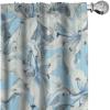 Ambesonne Garden Scene Curtains, Springtime Vibes Neutral Colors Boho Flowers Vintage Autumn Print, Window Treatments 2 Panel Set for Living Room Bedroom, Pair of – 28″ x 84″, Pale Khaki White Camel(Pale Azure Blue Pale Grey)