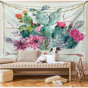 Ambesonne Antique Tapestry, Old World Map Texture Nostalgic Plan Atlas Trace of Life, Wide Wall Hanging for Bedroom Living Room Dorm, 60″ X 40″, Khaki Beige(Rose Green Brown)