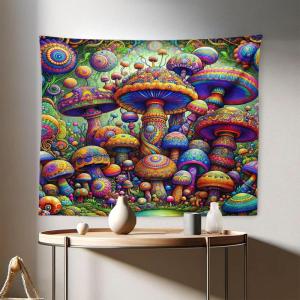 Ambesonne Antique Tapestry, Old World Map Texture Nostalgic Plan Atlas Trace of Life, Wide Wall Hanging for Bedroom Living Room Dorm, 60″ X 40″, Khaki Beige(Multicolor Green)