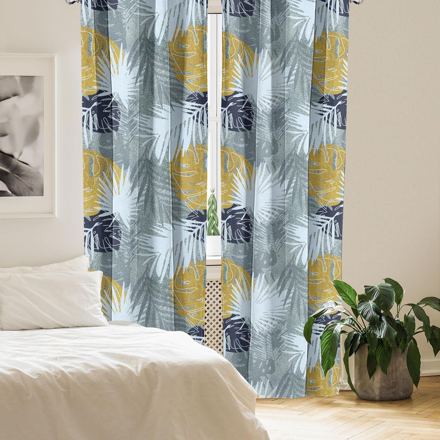 imageAmbesonne Ethnic Curtains Abstract Boho Vibe Oriental Rhombus Motifs Grunge Design with Neutral Colors Window Treatments 2 Panel Set for Living Room Bedroom Pair of 28 x 63 Seafoam PurpleblueSoft Blue Purpleblue