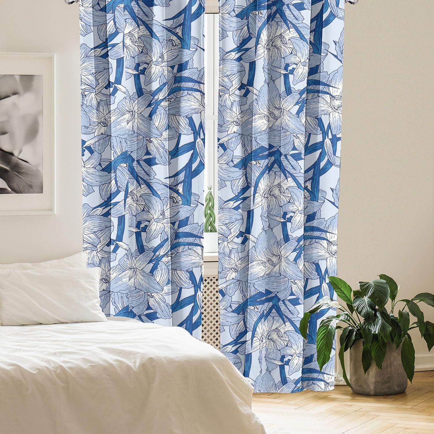 imageAmbesonne Ethnic Curtains Abstract Boho Vibe Oriental Rhombus Motifs Grunge Design with Neutral Colors Window Treatments 2 Panel Set for Living Room Bedroom Pair of 28 x 63 Seafoam PurpleblueCeil Blue Lavender