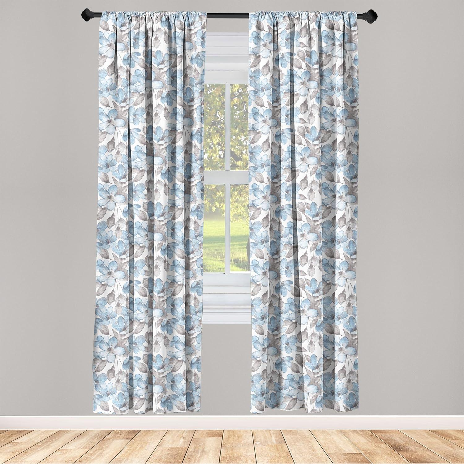 imageAmbesonne Ethnic Curtains Abstract Boho Vibe Oriental Rhombus Motifs Grunge Design with Neutral Colors Window Treatments 2 Panel Set for Living Room Bedroom Pair of 28 x 63 Seafoam PurpleblueTaupe and Off White