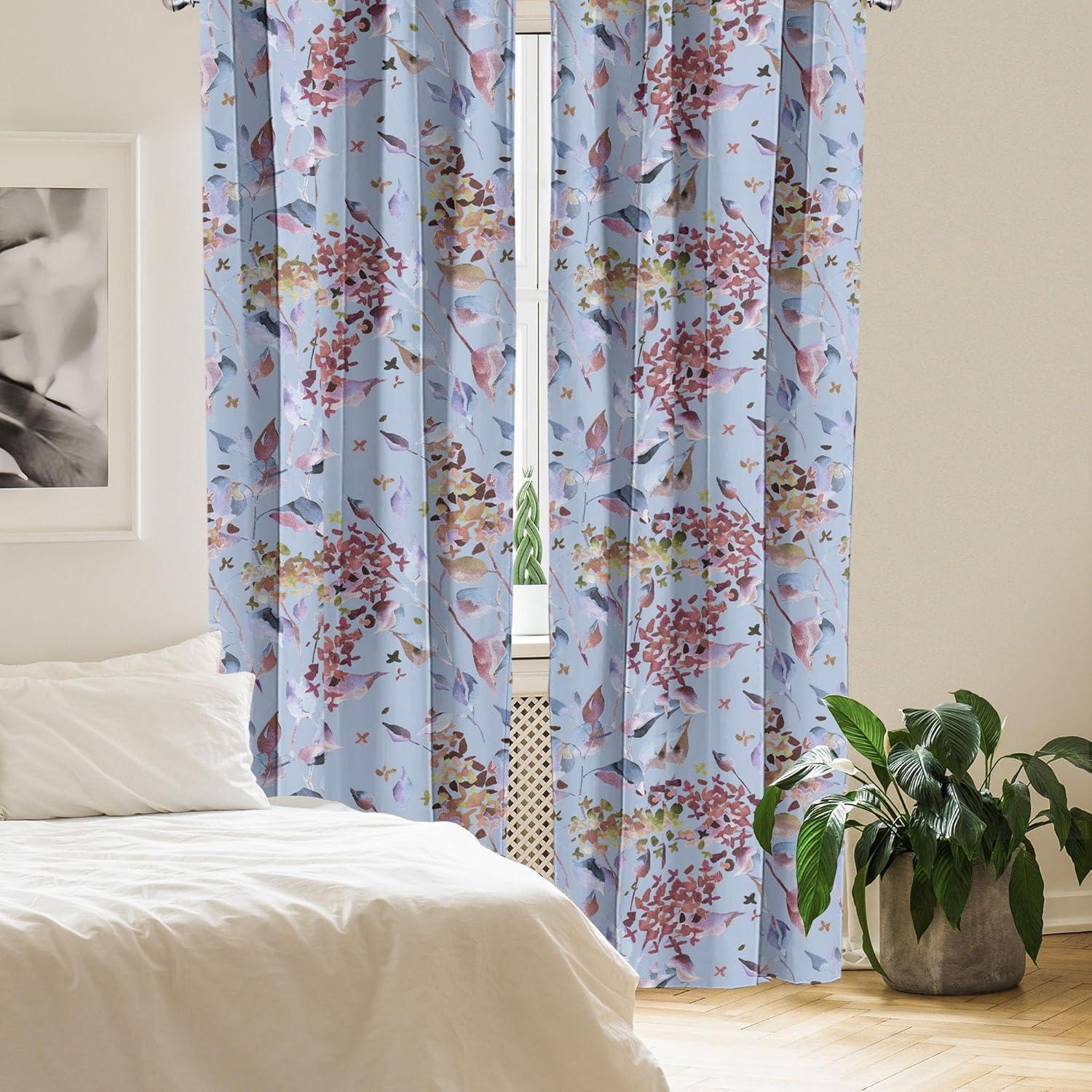 imageAmbesonne Ethnic Curtains Abstract Boho Vibe Oriental Rhombus Motifs Grunge Design with Neutral Colors Window Treatments 2 Panel Set for Living Room Bedroom Pair of 28 x 63 Seafoam PurpleblueLavender Blue Pale Maroon
