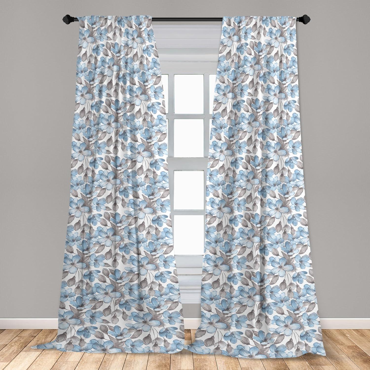 imageAmbesonne Ethnic Curtains Abstract Boho Vibe Oriental Rhombus Motifs Grunge Design with Neutral Colors Window Treatments 2 Panel Set for Living Room Bedroom Pair of 28 x 63 Seafoam PurpleblueTaupe and Off White