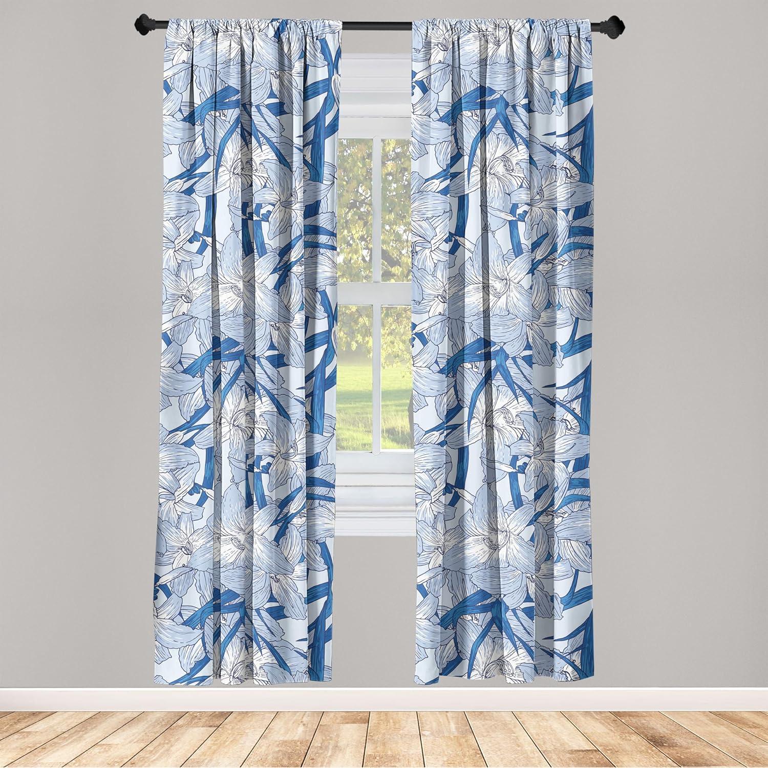 imageAmbesonne Ethnic Curtains Abstract Boho Vibe Oriental Rhombus Motifs Grunge Design with Neutral Colors Window Treatments 2 Panel Set for Living Room Bedroom Pair of 28 x 63 Seafoam PurpleblueCeil Blue Lavender