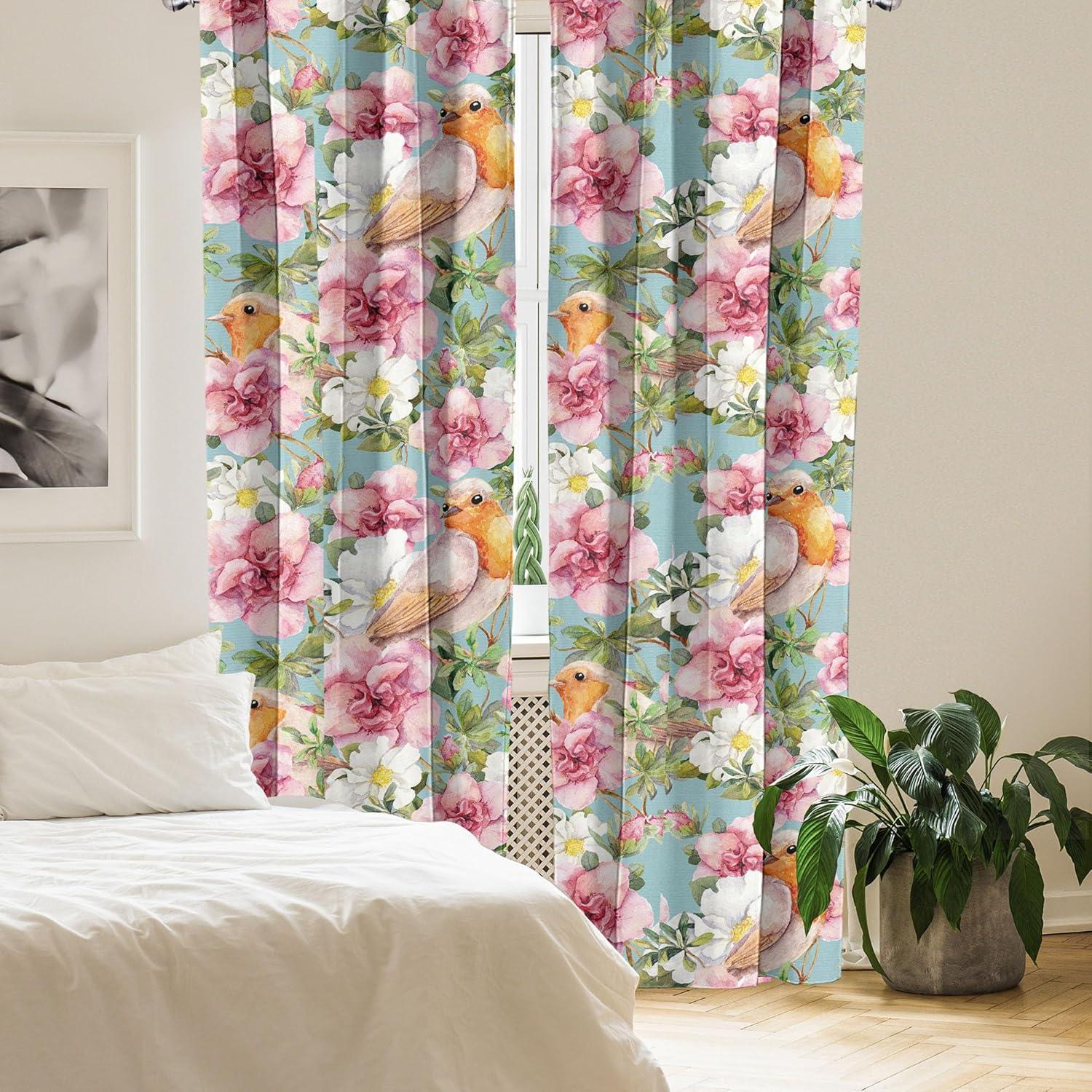 imageAmbesonne Ethnic Curtains Abstract Boho Vibe Oriental Rhombus Motifs Grunge Design with Neutral Colors Window Treatments 2 Panel Set for Living Room Bedroom Pair of 28 x 63 Seafoam PurpleblueSeafoam Vermilion Blush