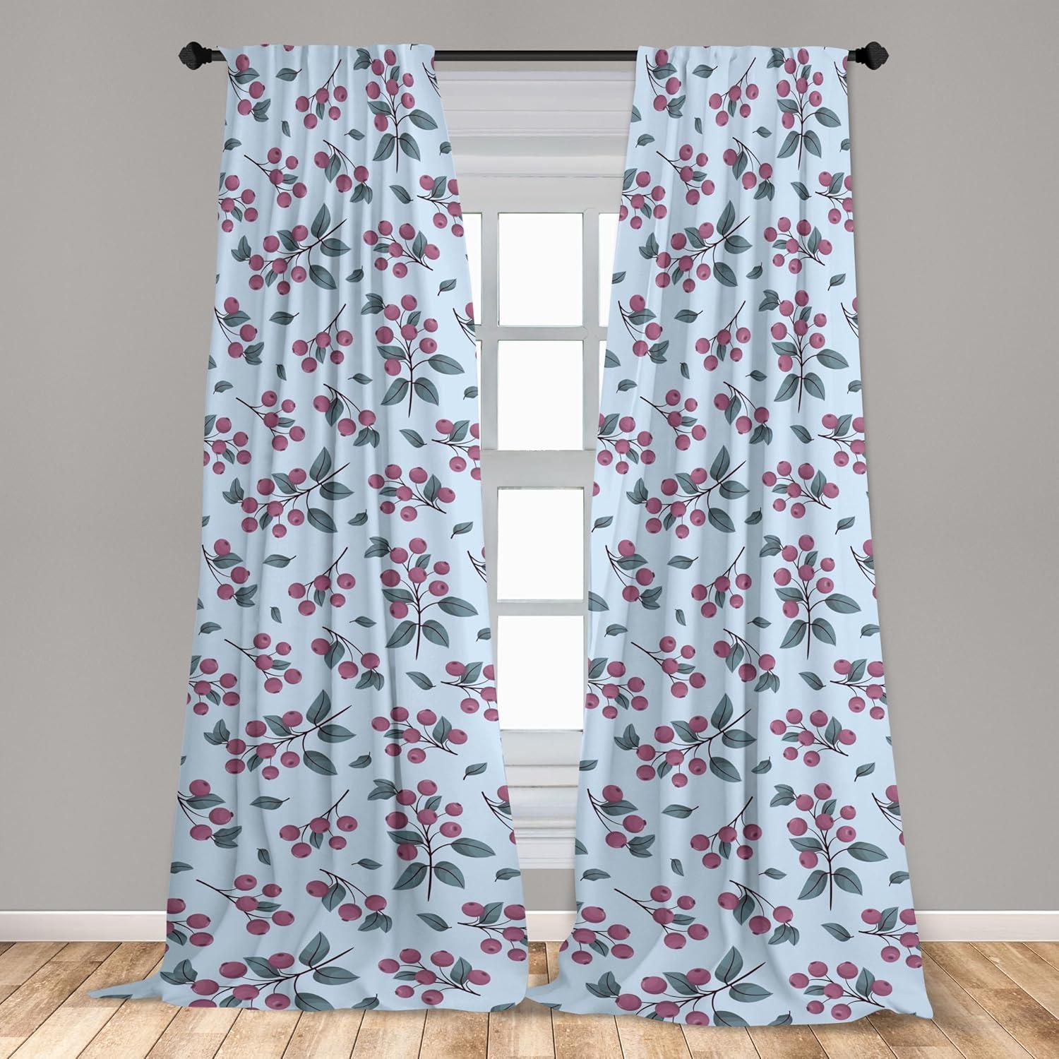 imageAmbesonne Ethnic Curtains Abstract Boho Vibe Oriental Rhombus Motifs Grunge Design with Neutral Colors Window Treatments 2 Panel Set for Living Room Bedroom Pair of 28 x 63 Seafoam PurpleblueBlue Dried Rose