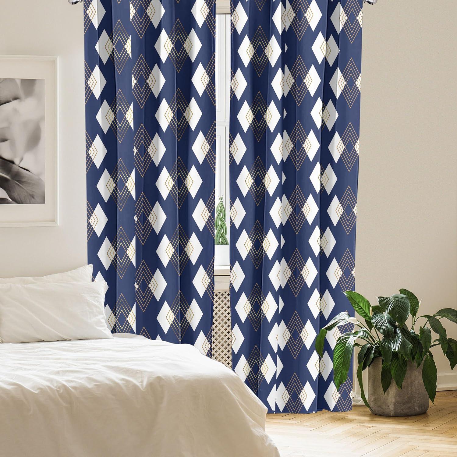 imageAmbesonne Floral Curtains Flower Branches Blossoming in Minimalist Design Neutral Botanical Window Treatments 2 Panel Set for Living Room Bedroom Pair of 28 x 84 Taupe Grey and Dark Blue GreyDark Blue Earth Yellow