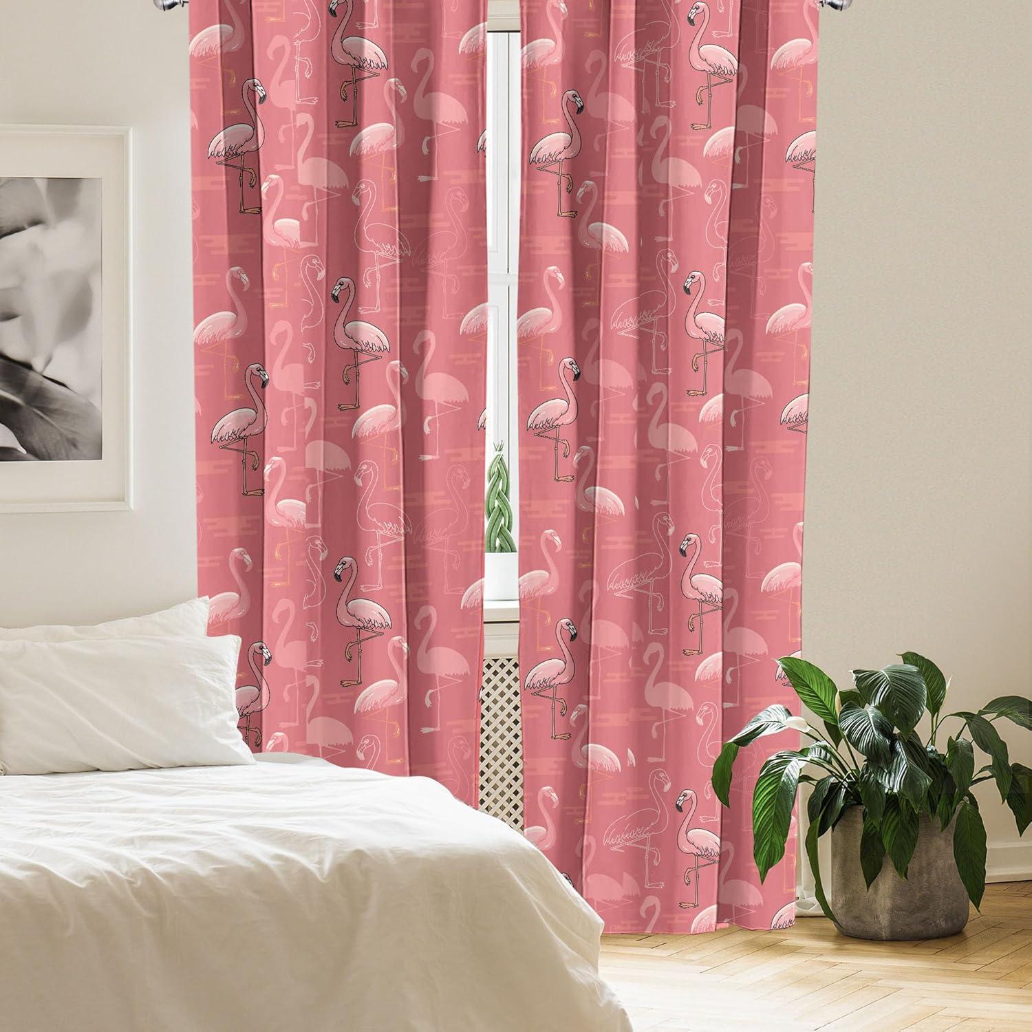 imageAmbesonne Garden Scene Curtains Soft Tones Flowers Boho Pattern Springtime Inspired Neutral Art Window Treatments 2 Panel Set for Living Room Bedroom Pair of 28 x 95 Lavender Blue Warm TaupePastel Pink Pale Pink