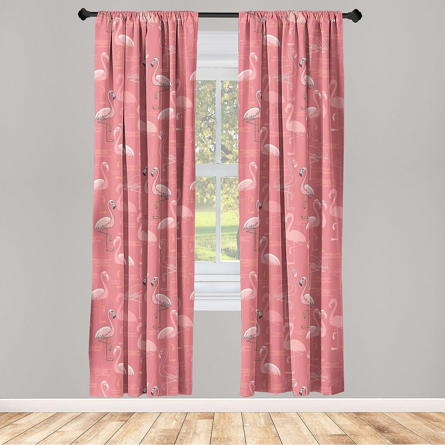 imageAmbesonne Garden Scene Curtains Soft Tones Flowers Boho Pattern Springtime Inspired Neutral Art Window Treatments 2 Panel Set for Living Room Bedroom Pair of 28 x 95 Lavender Blue Warm TaupePastel Pink Pale Pink