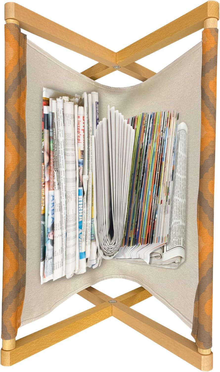 imageAmbesonne Hearts Magazine and Book Holder Rhythmic Sponge Print Look Cutsy Valentines Romance Love Floor Rack Decor for Interior of Home amp Office 22 x 19 Blush Pastel PinkApricot and Amber