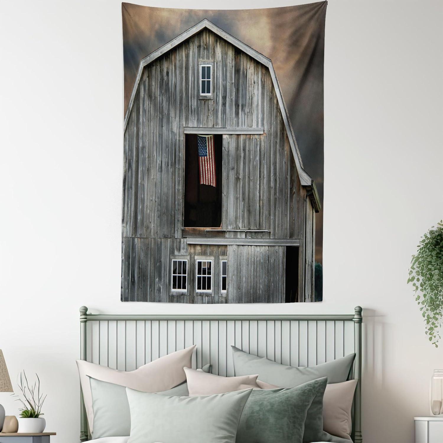 imageAmbesonne Mint Tapestry Blurry Abstract Background Shady Pastel Toned Modern Watercolor Murky Image Wall Hanging for Bedroom Living Room Dorm Decor 60 X 80 Mint GreenBlack Grey