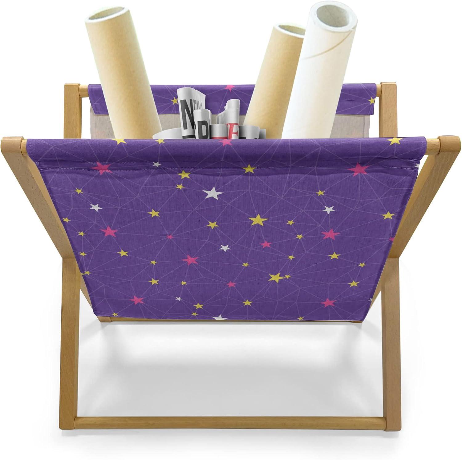imageAmbesonne Romantic Magazine and Book Holder Valentines Day Pattern with Heart Shapes in Gradient Pastel Love Floor Rack Decor for Interior of Home amp Office 22 x 19 Coral Maroon and MagentaBlue Violet Pink Yellow