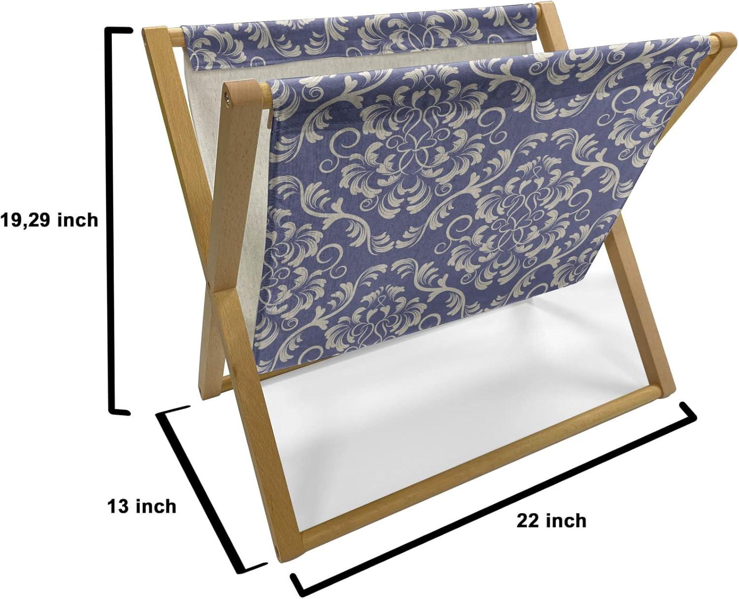 imageAmbesonne Rose Magazine and Book Holder Blossoming Romantic Valentines Day Themed Flowers Feminine Style Blooms Floor Rack Decor for Interior of Home amp Office 22 x 19 Magenta Peach and GreenViolet Blue Cream