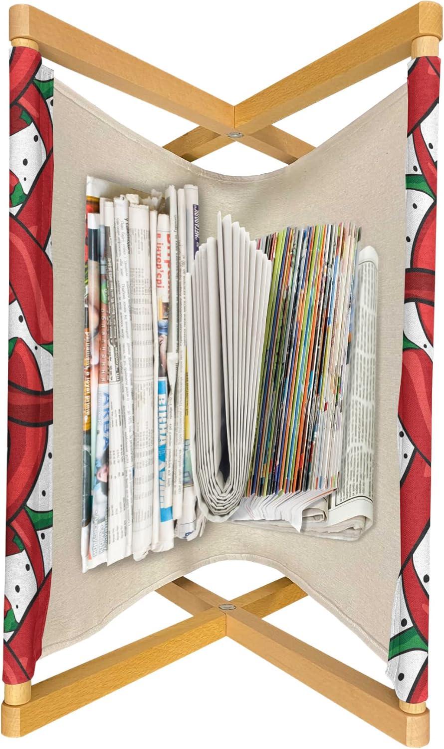 imageAmbesonne Rose Magazine and Book Holder Blossoming Romantic Valentines Day Themed Flowers Feminine Style Blooms Floor Rack Decor for Interior of Home amp Office 22 x 19 Magenta Peach and GreenVermilion Ruby Green