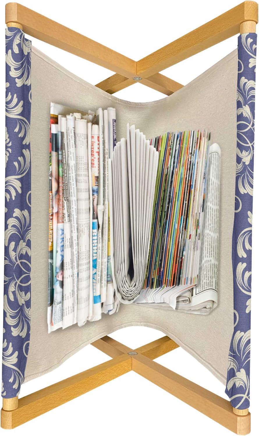 imageAmbesonne Rose Magazine and Book Holder Blossoming Romantic Valentines Day Themed Flowers Feminine Style Blooms Floor Rack Decor for Interior of Home amp Office 22 x 19 Magenta Peach and GreenViolet Blue Cream