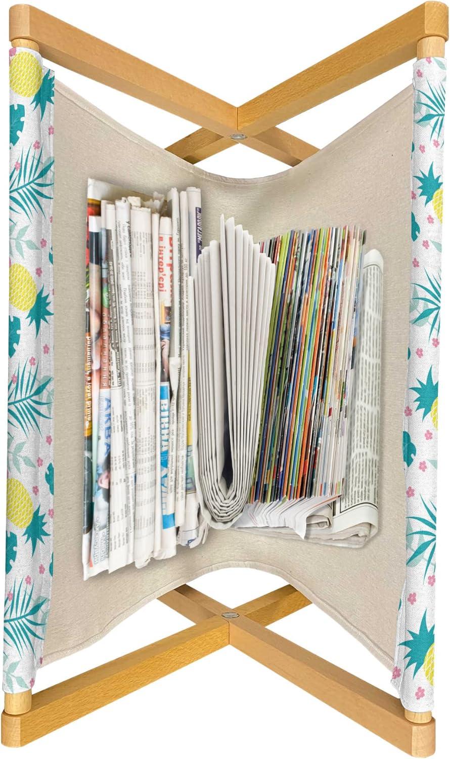 imageAmbesonne Valentines Day Magazine and Book Holder Abstract Hearts Lollipops Rhythmic Romance Illustration Floor Rack Decor for Interior of Home amp Office 22 x 19 Vermilion PearlPetrol Blue Yellow Pink