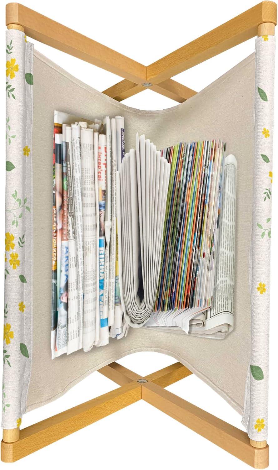imageAmbesonne Valentines Day Magazine and Book Holder Abstract Hearts Lollipops Rhythmic Romance Illustration Floor Rack Decor for Interior of Home amp Office 22 x 19 Vermilion PearlReseda Green and Mustard