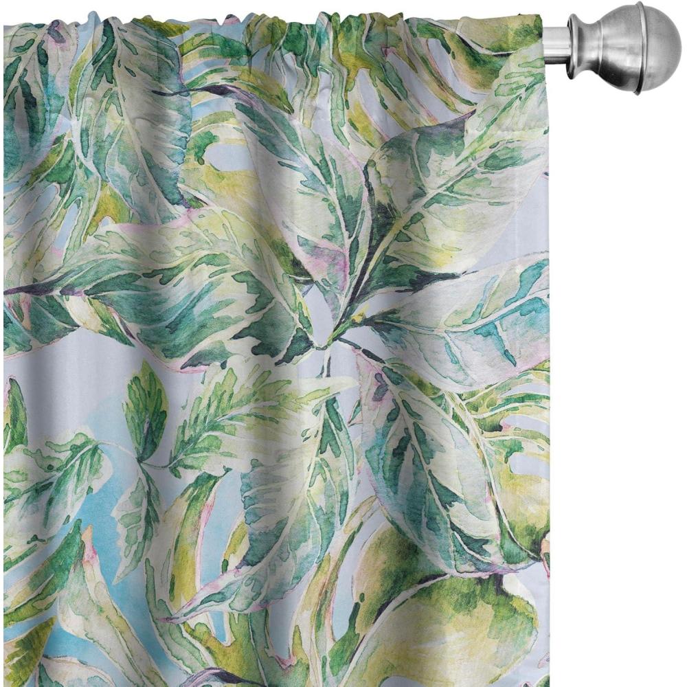 imageAmbesonne Ethnic Curtains Abstract Boho Vibe Oriental Rhombus Motifs Grunge Design with Neutral Colors Window Treatments 2 Panel Set for Living Room Bedroom Pair of 28 x 63 Seafoam PurpleblueApple Green Seafoam