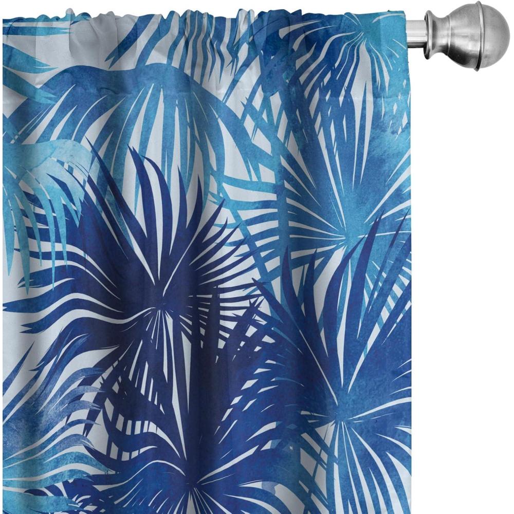 imageAmbesonne Ethnic Curtains Abstract Boho Vibe Oriental Rhombus Motifs Grunge Design with Neutral Colors Window Treatments 2 Panel Set for Living Room Bedroom Pair of 28 x 63 Seafoam PurpleblueDark Lavender Azure Blue