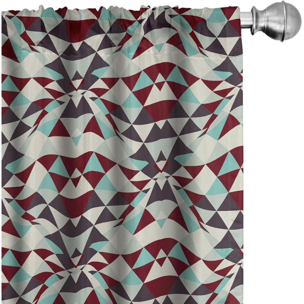 imageAmbesonne Floral Curtains Flower Branches Blossoming in Minimalist Design Neutral Botanical Window Treatments 2 Panel Set for Living Room Bedroom Pair of 28 x 84 Taupe Grey and Dark Blue GreyEggshell Maroon and Seafoam