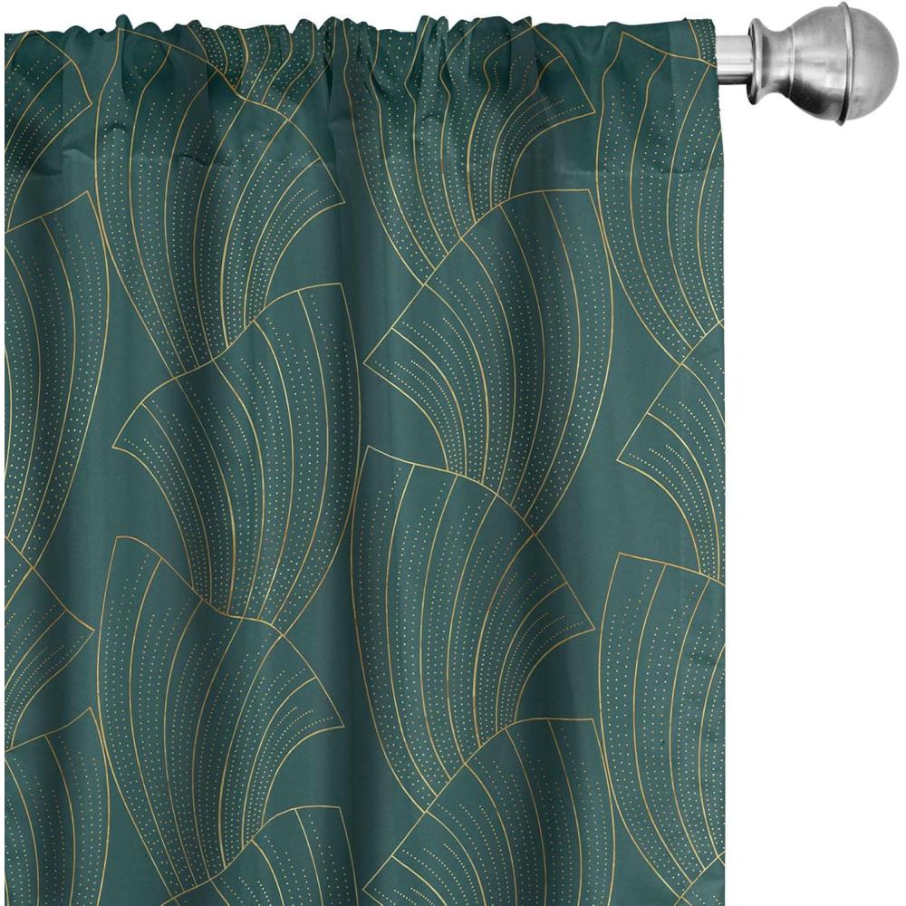 imageAmbesonne Floral Curtains Flower Branches Blossoming in Minimalist Design Neutral Botanical Window Treatments 2 Panel Set for Living Room Bedroom Pair of  28 x 84 Taupe Grey and Dark Blue GreyTeal Earth Yellow