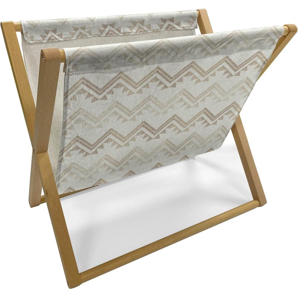 imageAmbesonne Romantic Magazine and Book Holder Valentines Day Pattern with Heart Shapes in Gradient Pastel Love Floor Rack Decor for Interior of Home amp Office 22 x 19 Coral Maroon and MagentaIvory and Pale Sepia