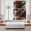 Ambesonne Cartoon Long Kitchen Curtains, Autumn Pattern Owl Fox Squirrel Birds Animal Leaves Print, Two Panels Drapes with Rod Pocket Room Decor, 55″ x 45″, Cream Orange(Brown Green)