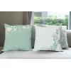 Ambesonne Chocolate Throw Pillow Cushion Case Pack of 4, Parquet Pattern in Wooden Style Geometric Design in Nature Inspired Art, Modern Accent Double-Sided Digital Printing, 20″, Brown Beige(Mint Green)