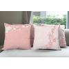 Ambesonne Chocolate Throw Pillow Cushion Case Pack of 4, Parquet Pattern in Wooden Style Geometric Design in Nature Inspired Art, Modern Accent Double-Sided Digital Printing, 20″, Brown Beige(Blush Pale Rose)