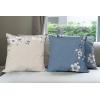 Ambesonne Chocolate Throw Pillow Cushion Case Pack of 4, Parquet Pattern in Wooden Style Geometric Design in Nature Inspired Art, Modern Accent Double-Sided Digital Printing, 20″, Brown Beige(Slate Blue Eggshell)