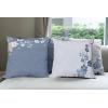 Ambesonne Chocolate Throw Pillow Cushion Case Pack of 4, Parquet Pattern in Wooden Style Geometric Design in Nature Inspired Art, Modern Accent Double-Sided Digital Printing, 20″, Brown Beige(Ceil Blue)