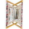 Ambesonne Coral Magazine and Book Holder, Scribbled Little and Big Different Size Heart Forms Love Valentines Mothers Day Theme, Floor Rack Decor for Interior of Home & Office, 22″ x 19″, Coral(Vermilion White)