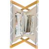 Ambesonne Coral Magazine and Book Holder, Scribbled Little and Big Different Size Heart Forms Love Valentines Mothers Day Theme, Floor Rack Decor for Interior of Home & Office, 22″ x 19″, Coral(White)