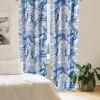 Ambesonne Ethnic Curtains, Abstract Boho Vibe Oriental Rhombus Motifs Grunge Design with Neutral Colors, Window Treatments 2 Panel Set for Living Room Bedroom, Pair of – 28″ x 63″, Seafoam Purpleblue(Ceil Blue Lavender)