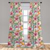 Ambesonne Ethnic Curtains, Abstract Boho Vibe Oriental Rhombus Motifs Grunge Design with Neutral Colors, Window Treatments 2 Panel Set for Living Room Bedroom, Pair of – 28″ x 63″, Seafoam Purpleblue(Seafoam Vermilion Blush)