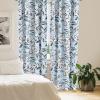 Ambesonne Ethnic Curtains, Abstract Boho Vibe Oriental Rhombus Motifs Grunge Design with Neutral Colors, Window Treatments 2 Panel Set for Living Room Bedroom, Pair of – 28″ x 63″, Seafoam Purpleblue(Pale Blue and Cadet Blue)