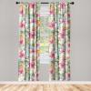 Ambesonne Ethnic Curtains, Abstract Boho Vibe Oriental Rhombus Motifs Grunge Design with Neutral Colors, Window Treatments 2 Panel Set for Living Room Bedroom, Pair of – 28″ x 63″, Seafoam Purpleblue(Seafoam Vermilion Blush)
