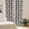 Ambesonne Floral Curtains, Flower Branches Blossoming in Minimalist Design Neutral Botanical, Window Treatments 2 Panel Set for Living Room Bedroom, Pair of – 28″ x 84″, Taupe Grey and Dark Blue Grey(Eggshell Maroon and Seafoam)