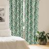 Ambesonne Floral Curtains, Flower Branches Blossoming in Minimalist Design Neutral Botanical, Window Treatments 2 Panel Set for Living Room Bedroom, Pair of – 28″ x 84″, Taupe Grey and Dark Blue Grey(Green Teal Pastel Green)
