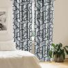 Ambesonne Garden Scene Curtains, Autumn Vibes Romantic Themed Monochrome Daisy Pattern Neutral Art, Window Treatments 2 Panel Set for Living Room Bedroom, Pair of – 28″ x 95″, Charcoal Grey Eggshell(Charcoal Grey Pale Grey)