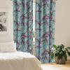 Ambesonne Garden Scene Curtains, Autumn Vibes Romantic Themed Monochrome Daisy Pattern Neutral Art, Window Treatments 2 Panel Set for Living Room Bedroom, Pair of – 28″ x 95″, Charcoal Grey Eggshell(Cadet Blue and Cream)