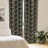 Ambesonne Garden Scene Curtains, Autumn Vibes Romantic Themed Monochrome Daisy Pattern Neutral Art, Window Treatments 2 Panel Set for Living Room Bedroom, Pair of – 28″ x 95″, Charcoal Grey Eggshell(Charcoal Grey)