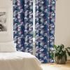 Ambesonne Garden Scene Curtains, Autumn Vibes Romantic Themed Monochrome Daisy Pattern Neutral Art, Window Treatments 2 Panel Set for Living Room Bedroom, Pair of – 28″ x 95″, Charcoal Grey Eggshell(Dark Pink Dark Lavender)