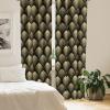 Ambesonne Garden Scene Curtains, Autumn Vibes Romantic Themed Monochrome Daisy Pattern Neutral Art, Window Treatments 2 Panel Set for Living Room Bedroom, Pair of – 28″ x 95″, Charcoal Grey Eggshell(Charcoal Grey Mustard)