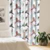 Ambesonne Garden Scene Curtains, Autumn Vibes Romantic Themed Monochrome Daisy Pattern Neutral Art, Window Treatments 2 Panel Set for Living Room Bedroom, Pair of – 28″ x 95″, Charcoal Grey Eggshell(Multicolor White)