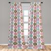 Ambesonne Garden Scene Curtains, Autumn Vibes Romantic Themed Monochrome Daisy Pattern Neutral Art, Window Treatments 2 Panel Set for Living Room Bedroom, Pair of – 28″ x 95″, Charcoal Grey Eggshell(Multi Color)